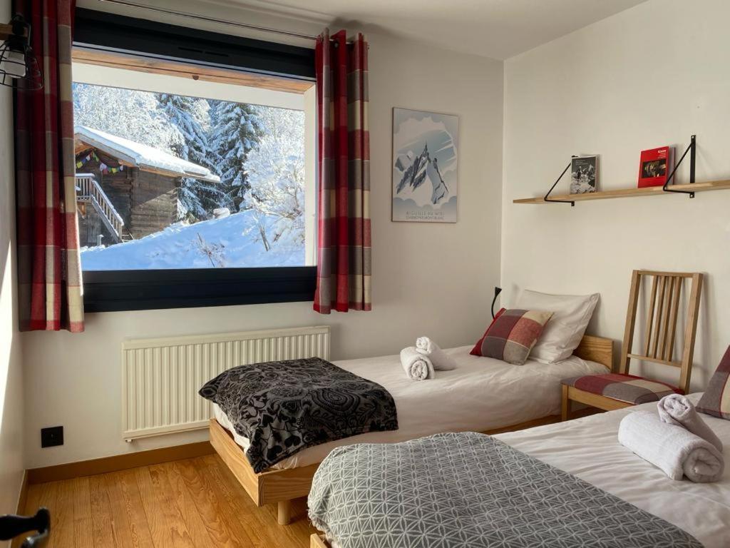 Chambres D'Hotes - B&B - Chalet Mountain Vibes Les Houches Esterno foto